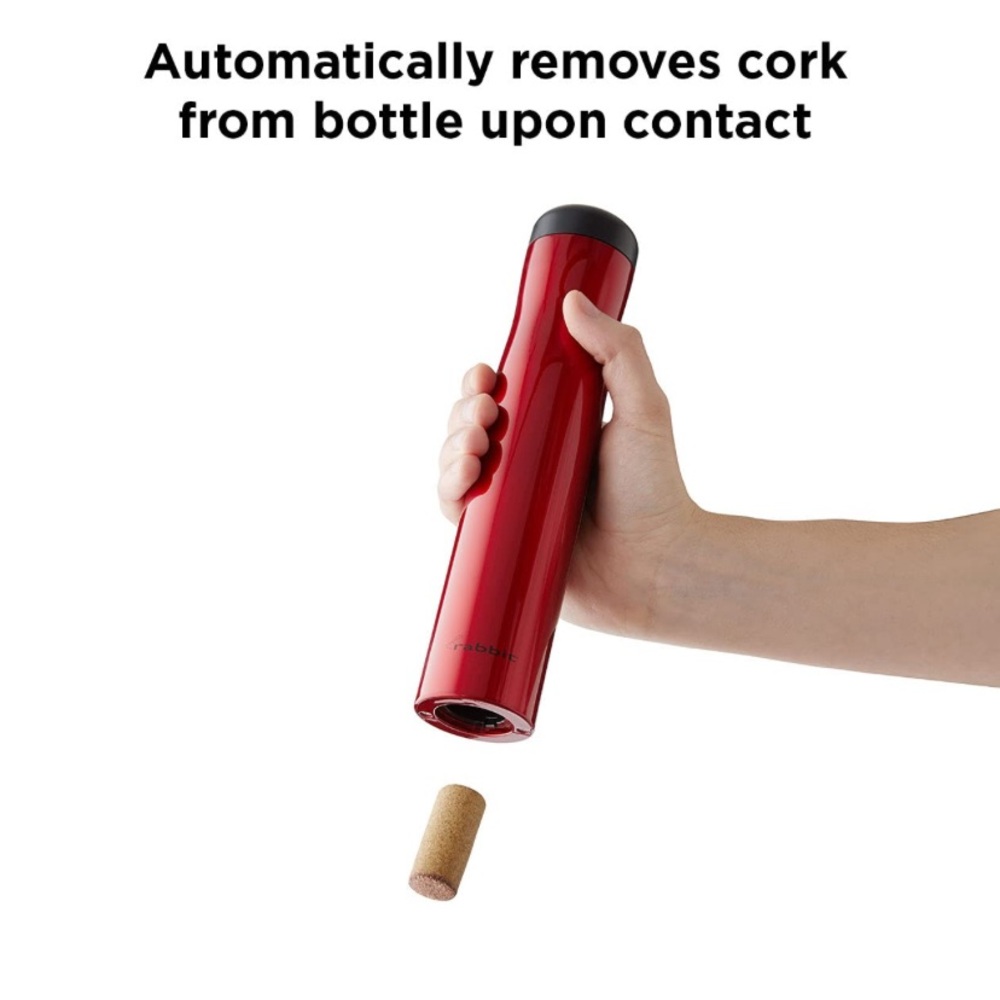 Rabbit Electric Rabbit rechargeable corkscrew NIB - Picture 2 of 15